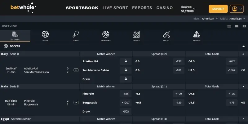 Betwhale Sports