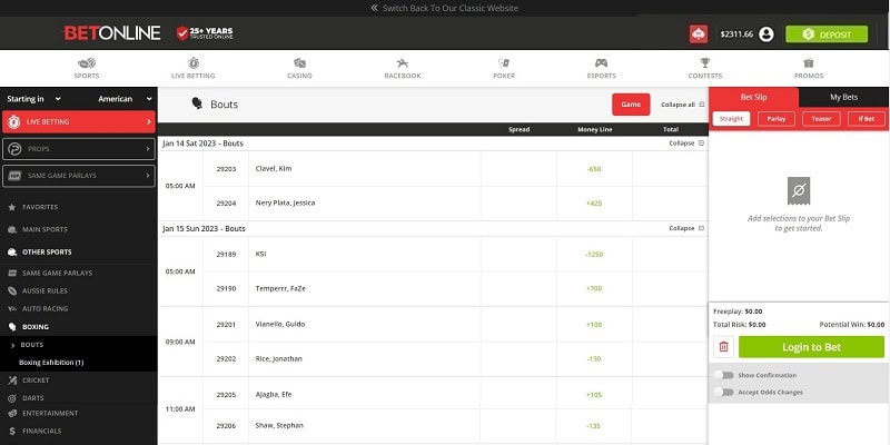 BetOnline Casino