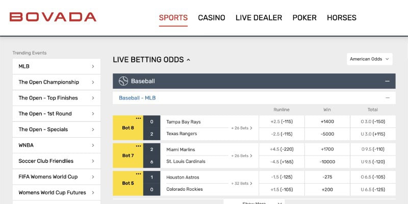 Bovada Sportsbook casino