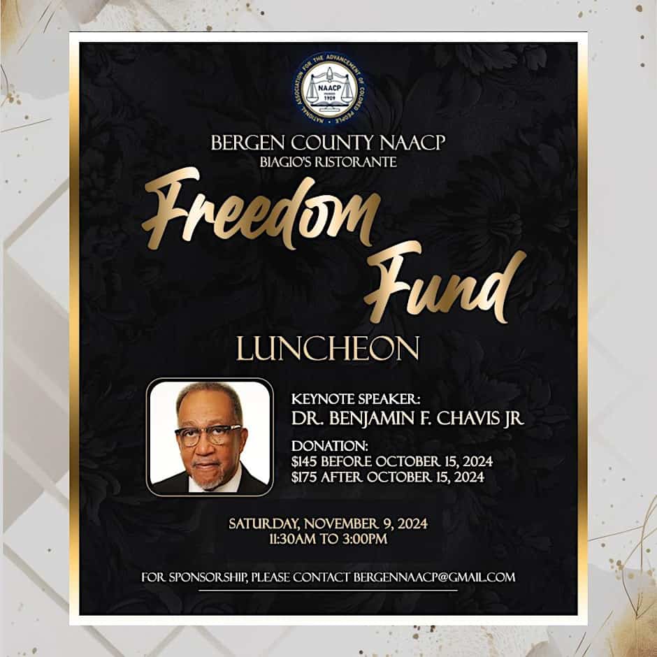 2024 Bergen County NAACP Freedom Fund Luncheon